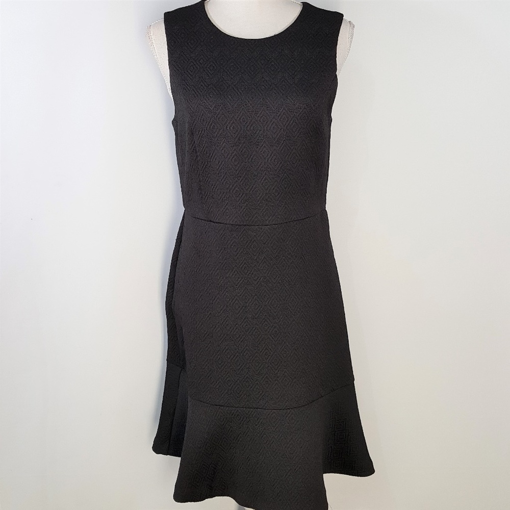 Banana Republic NWT Textured Lined Dress $90 Black